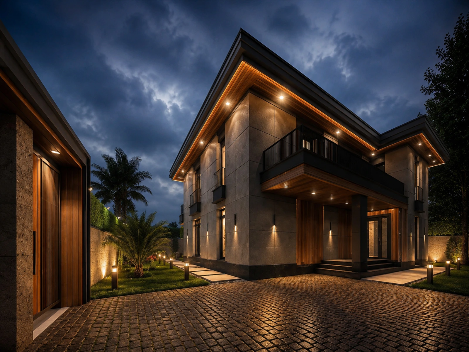 Villa projesi için mimari görselleştirme ve fotogerçekçi 3D render