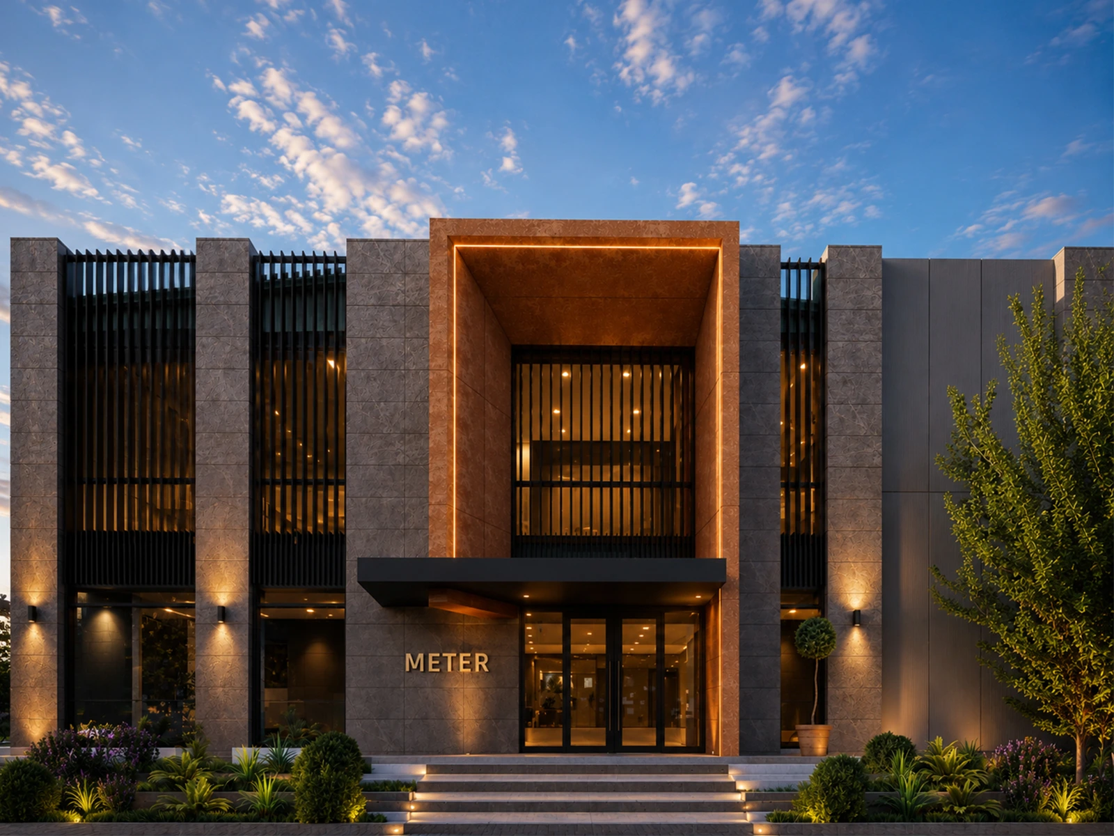 Ticari yapı için mimari görselleştirme ve 3D render çalışması